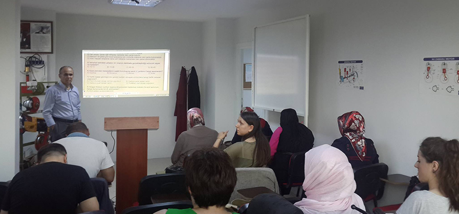 İlk Trakya Sürücü Kursu derslik ve simülatör